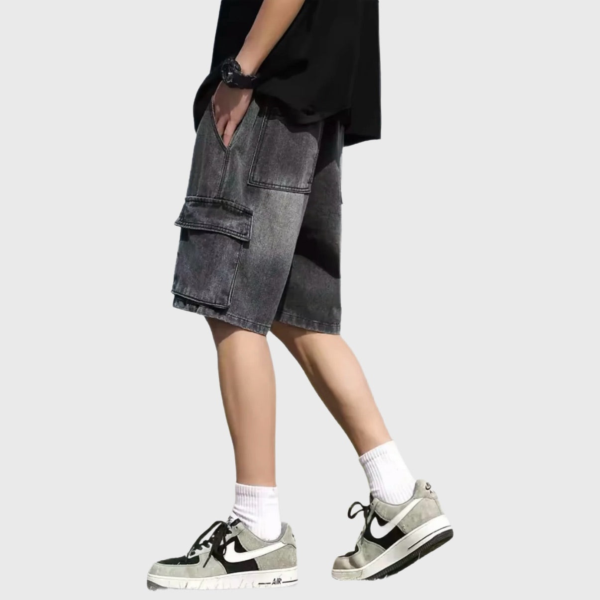 ברמודת ג׳ינס דגם URBAN CARGO