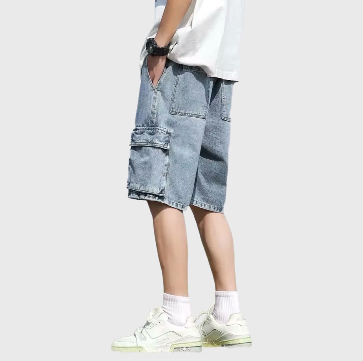 ברמודת ג׳ינס דגם URBAN CARGO